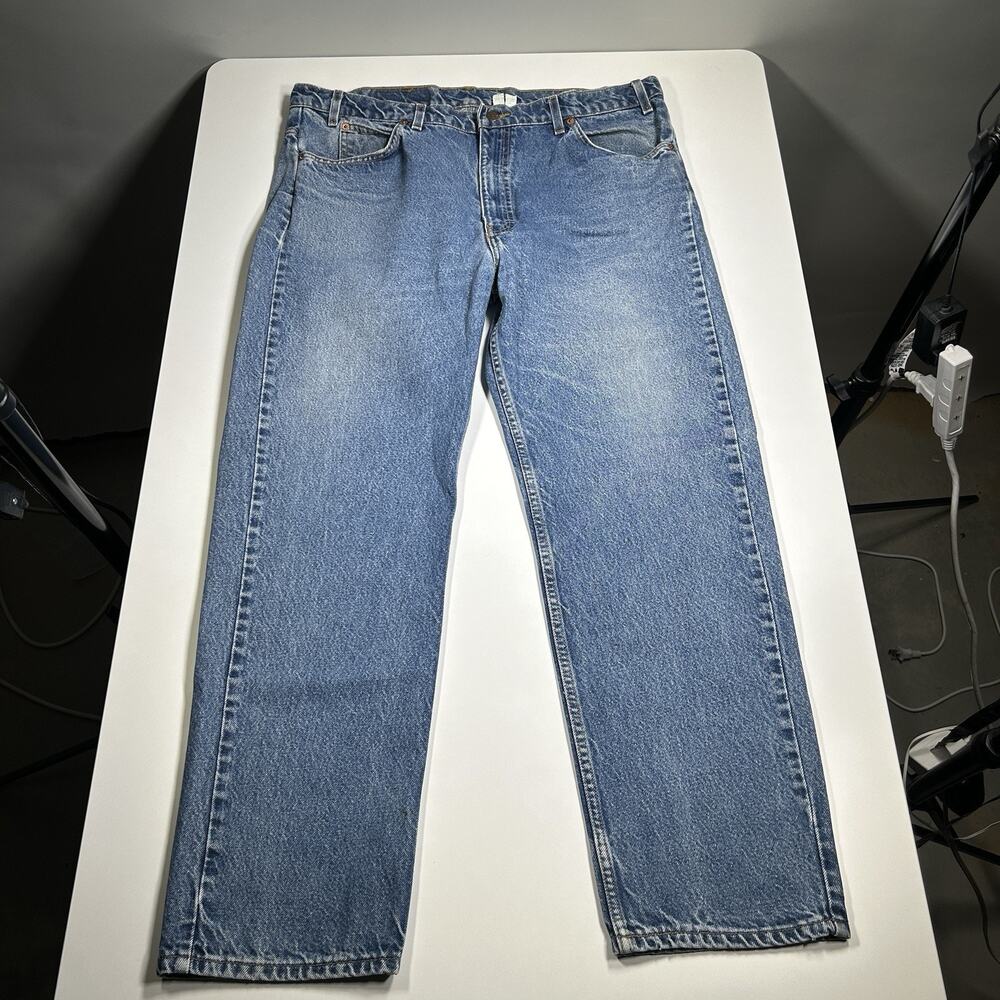 Levi’s 505 Orange Tab Jeans 36x29 Regular Fit Straight Leg USA Style Denim